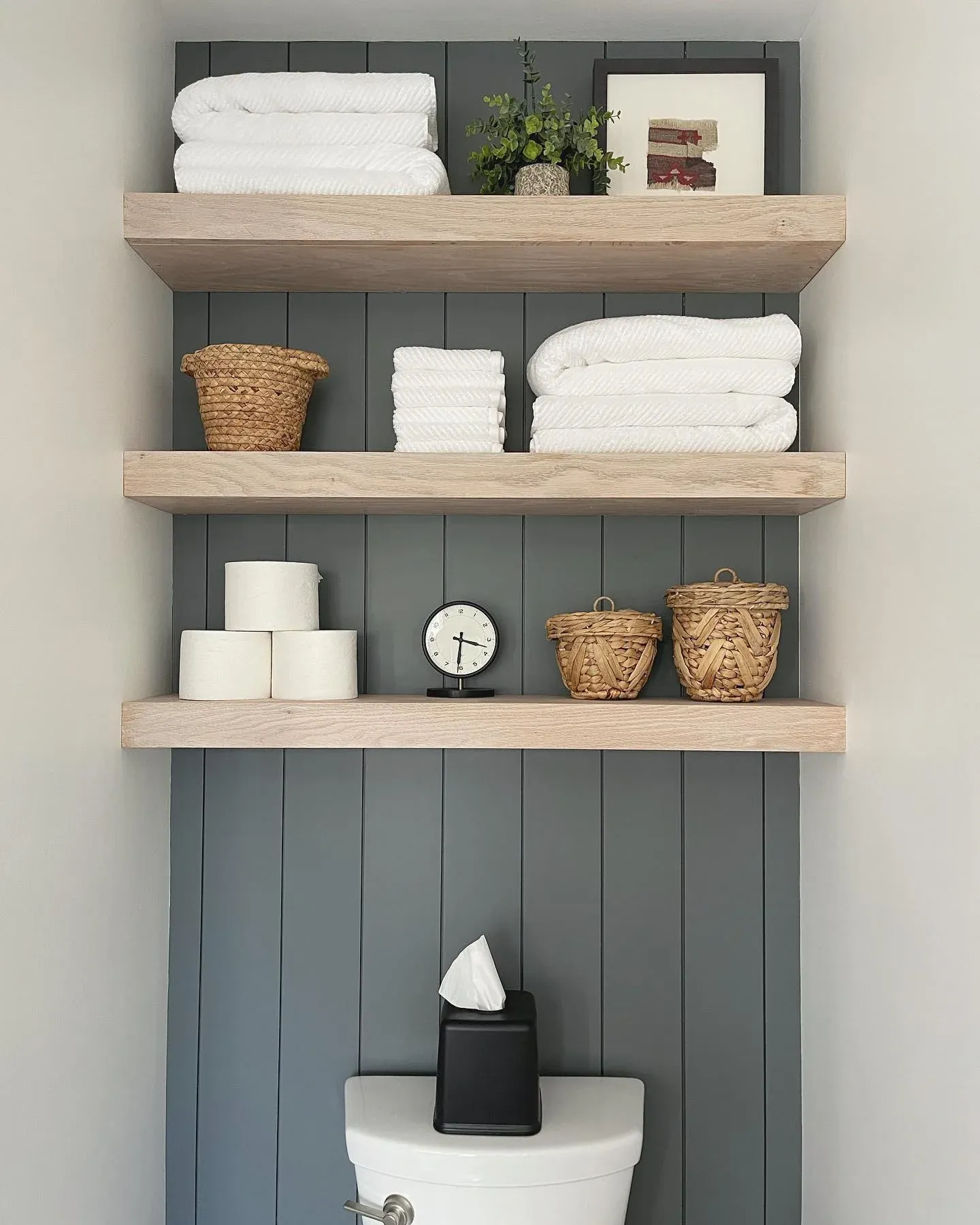 no drill floating shelves renter friendly bathroom ideas