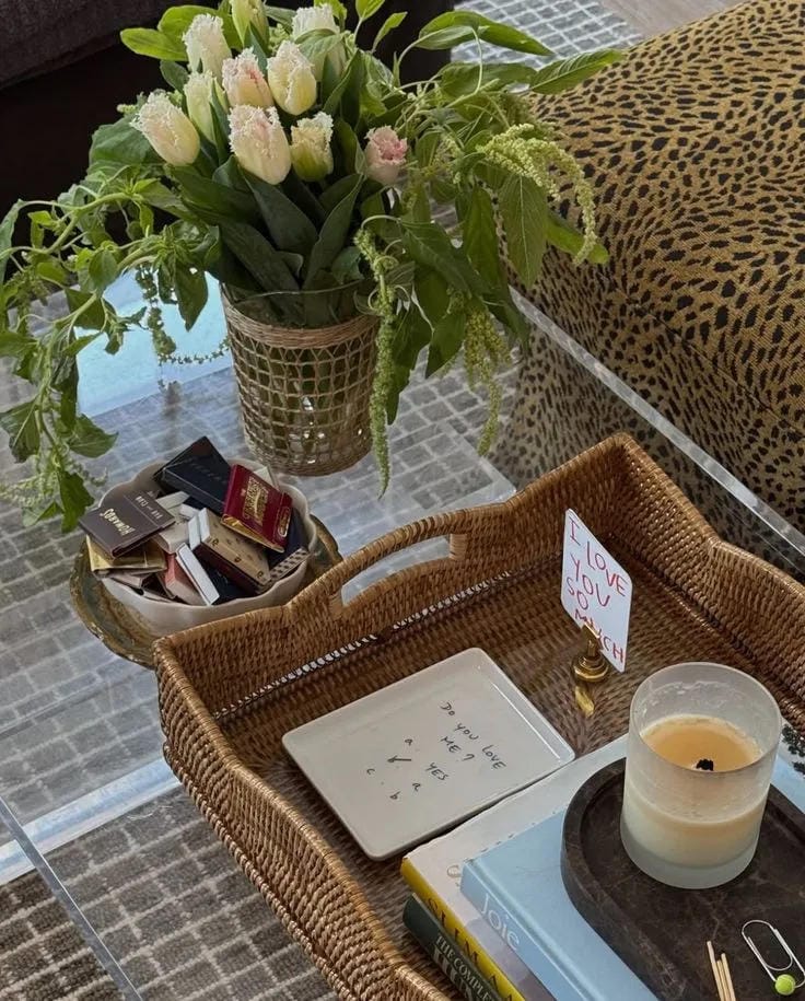 rustic coffee table decor