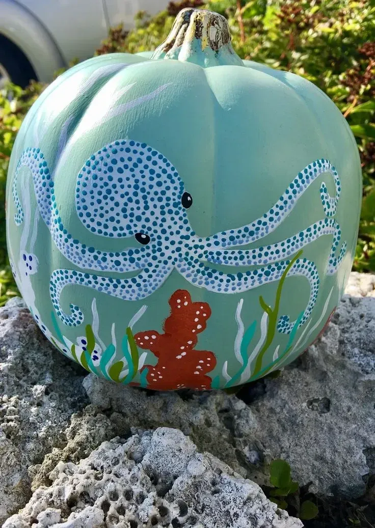 modern pumpkin painting ideas