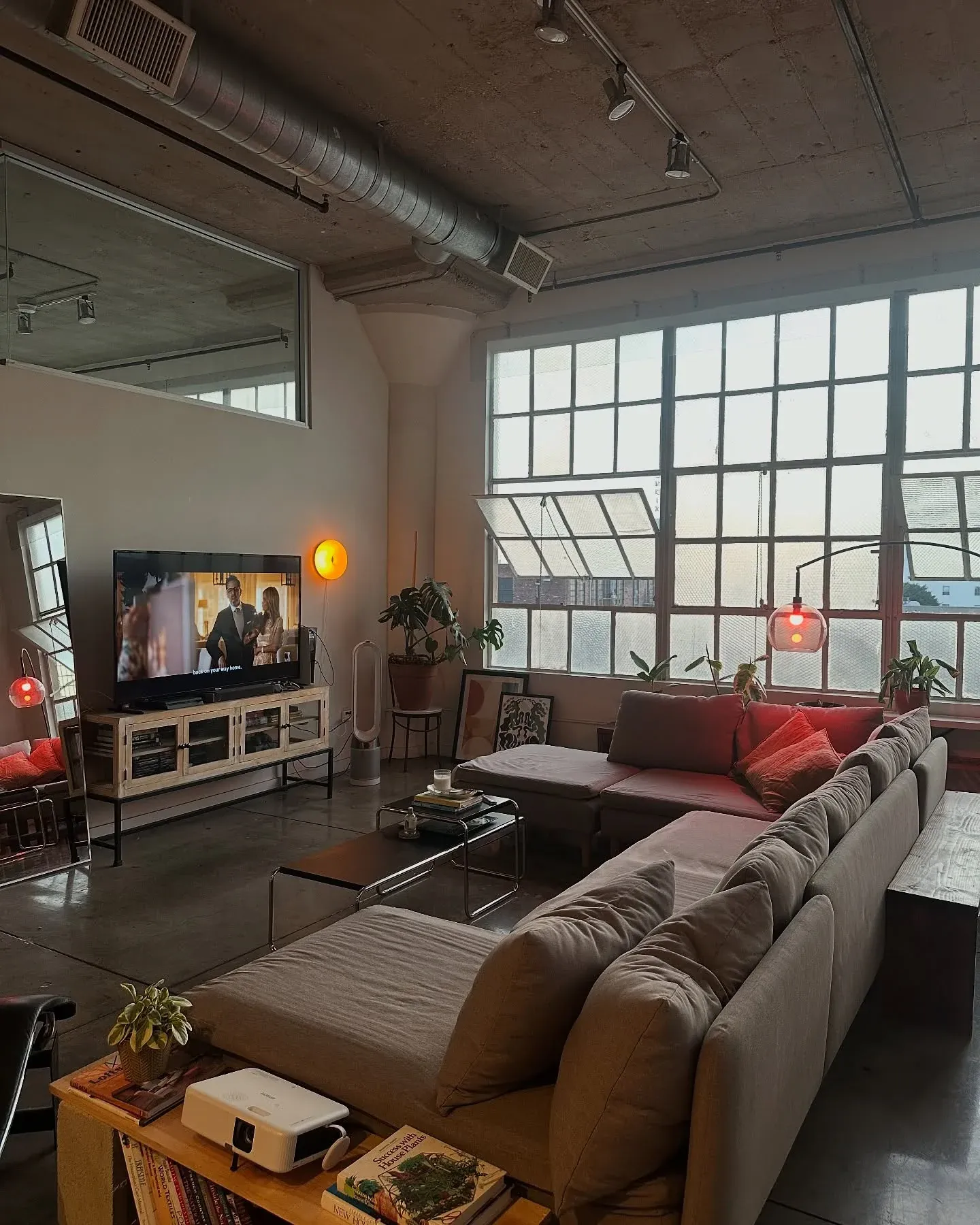 bedroom industrial loft ideas