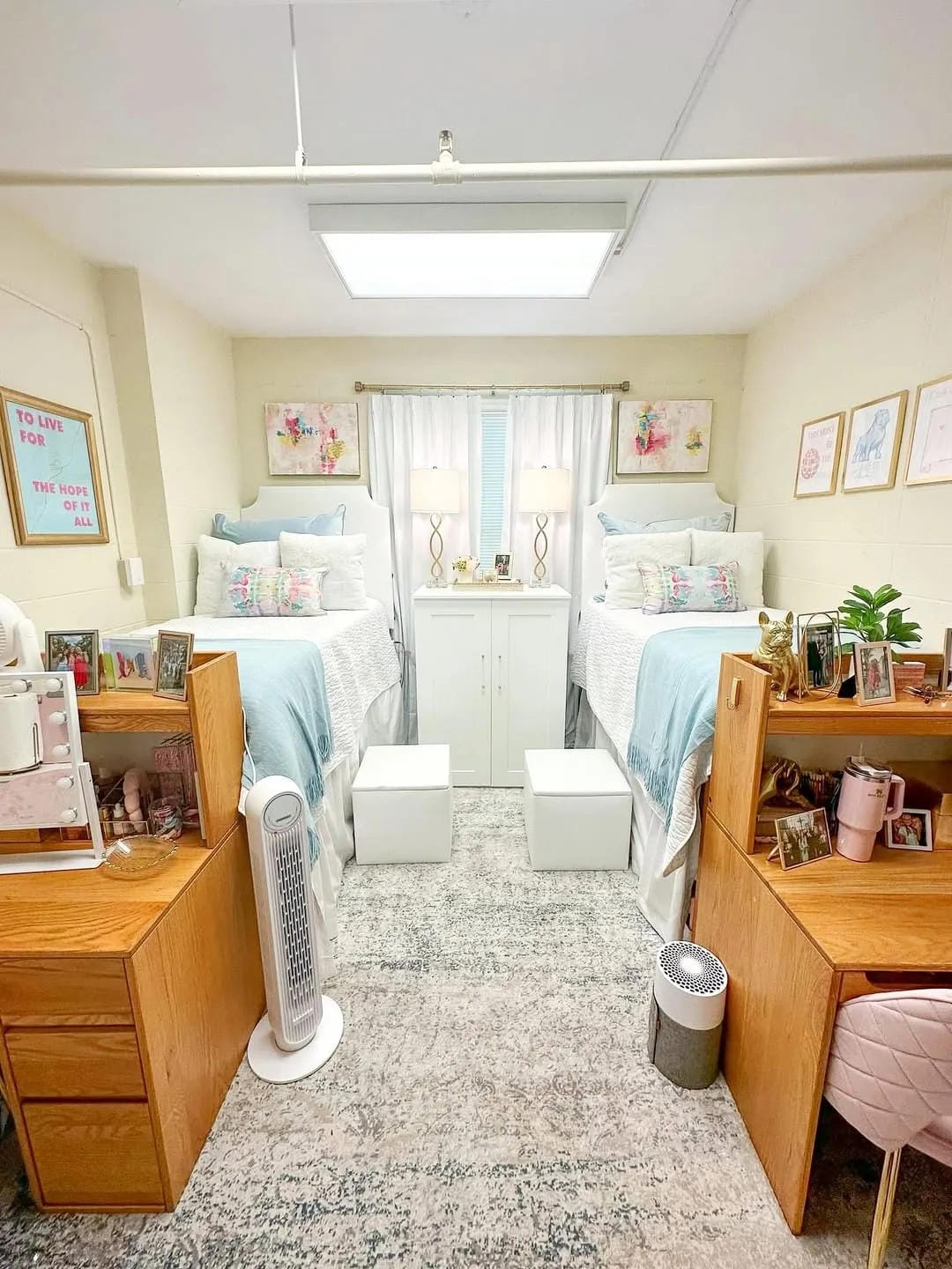 aesthetic dorm room storage ideas