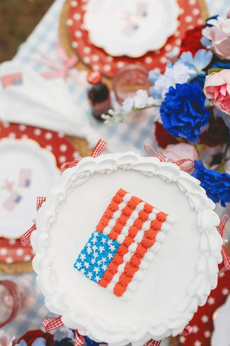 4th of July outdoor decorations with easy yard ideas