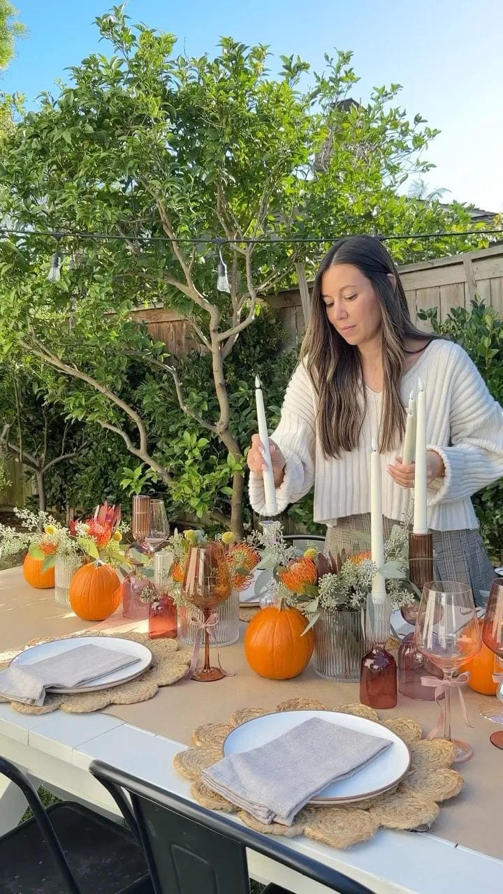 small kitchen thanksgiving table decor ideas