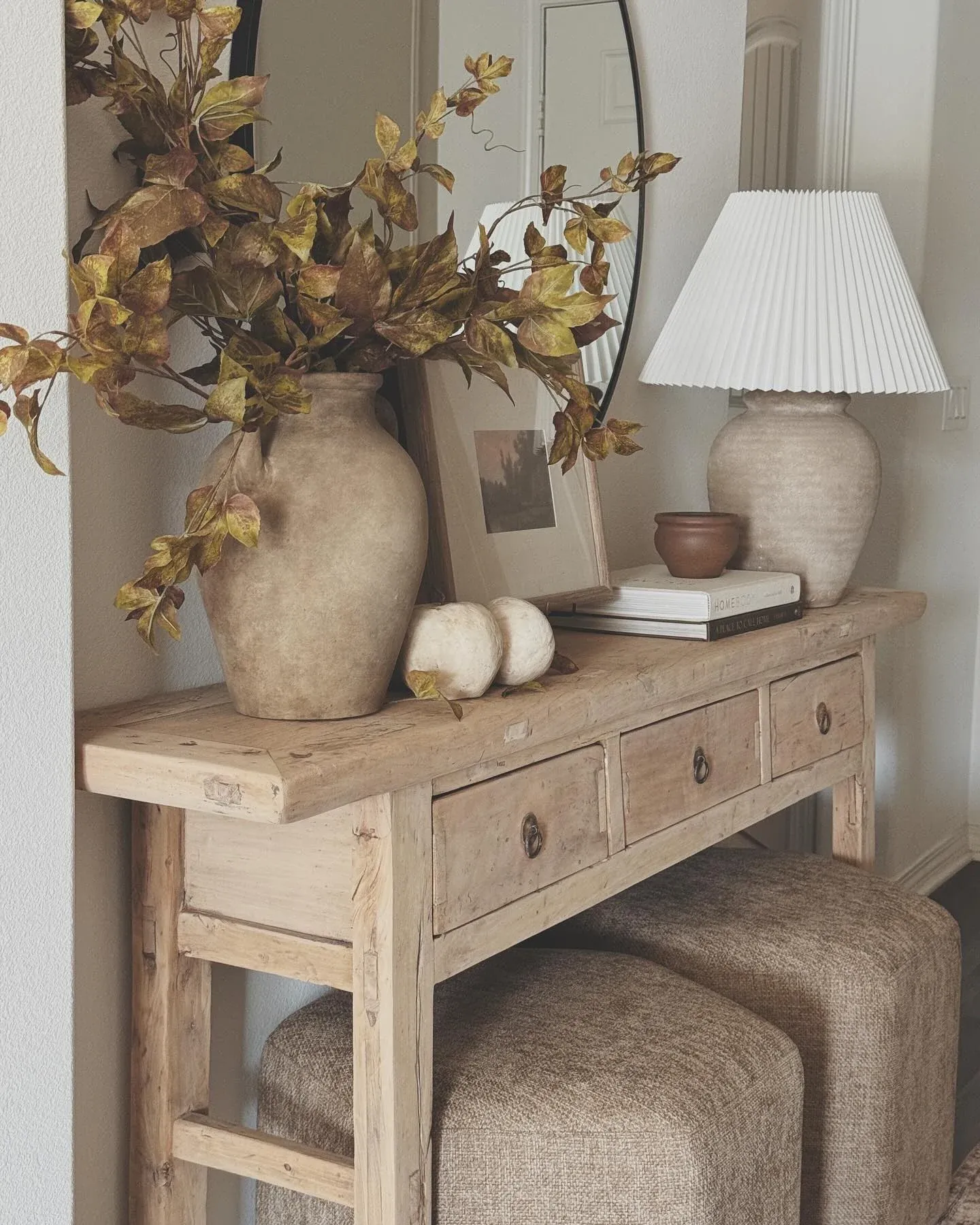 neutral fall decor