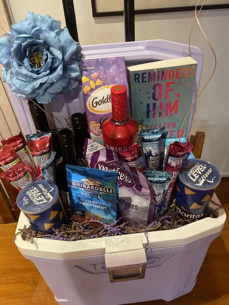 build a blue snack cooler