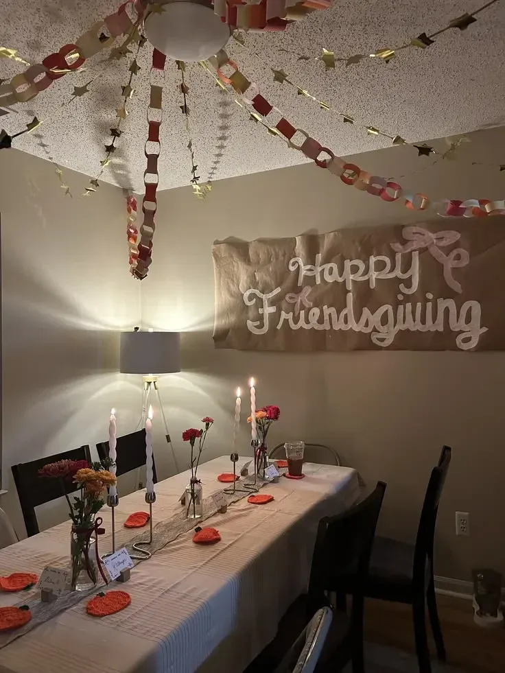 pumpkin friendsgiving decor ideas