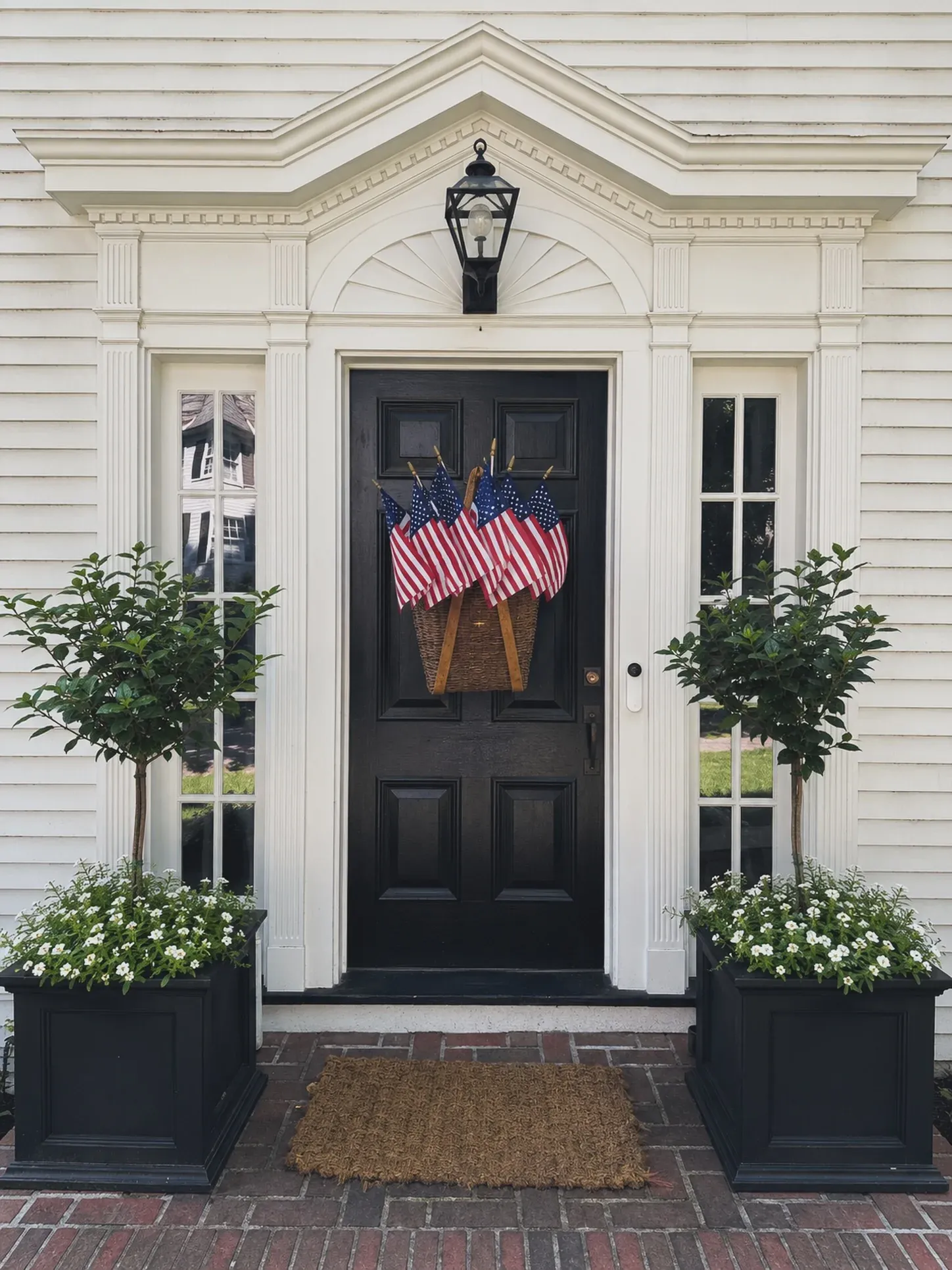 simple front door decor ideas