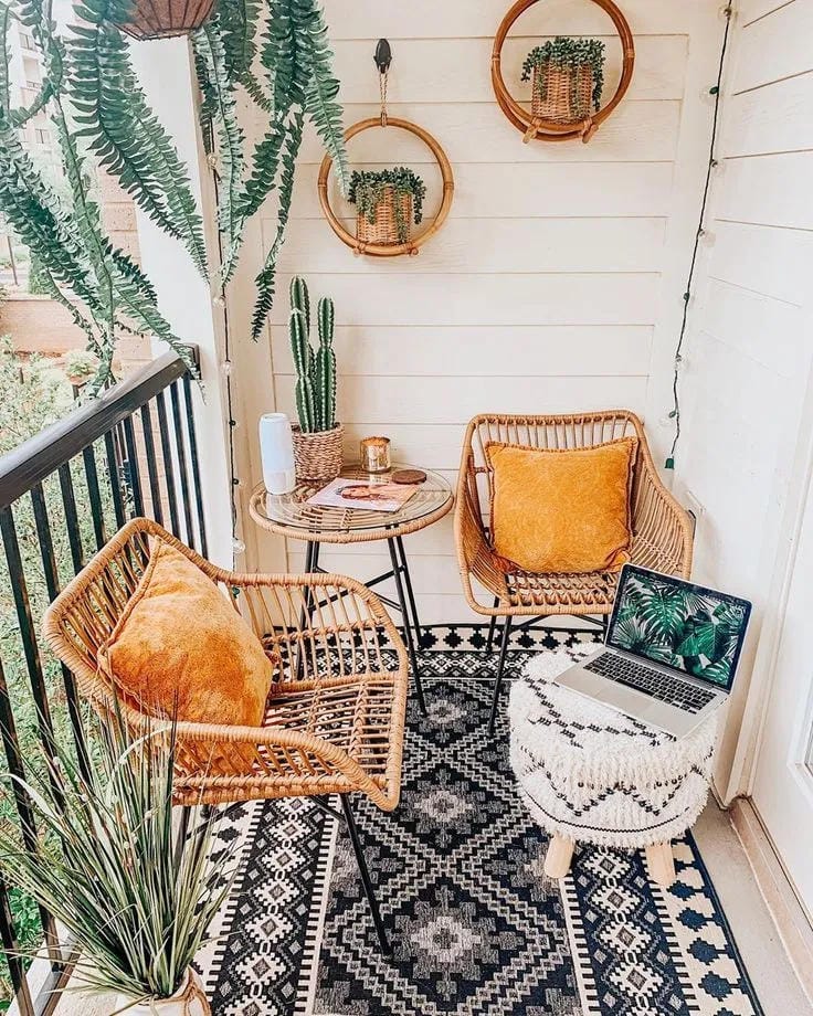 simple small balcony decor ideas