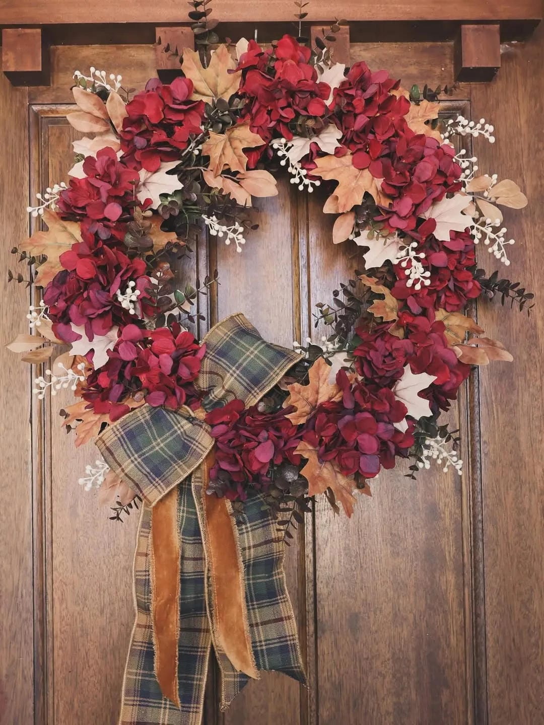 neutral unique fall wreath ideas