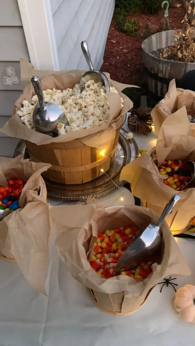 patio backyard halloween party ideas