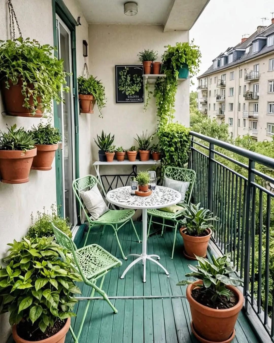 colorful small balcony decor ideas