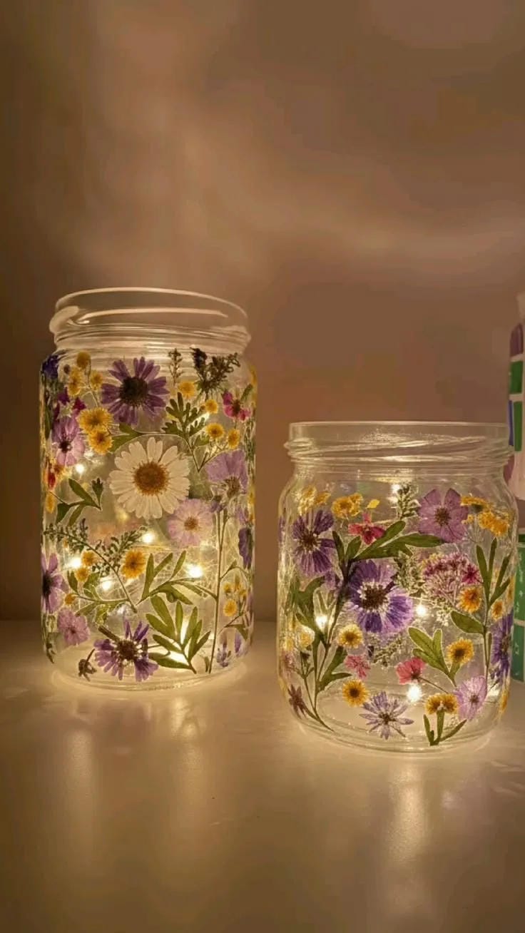 diy mason jar wedding centerpiece with flowers
