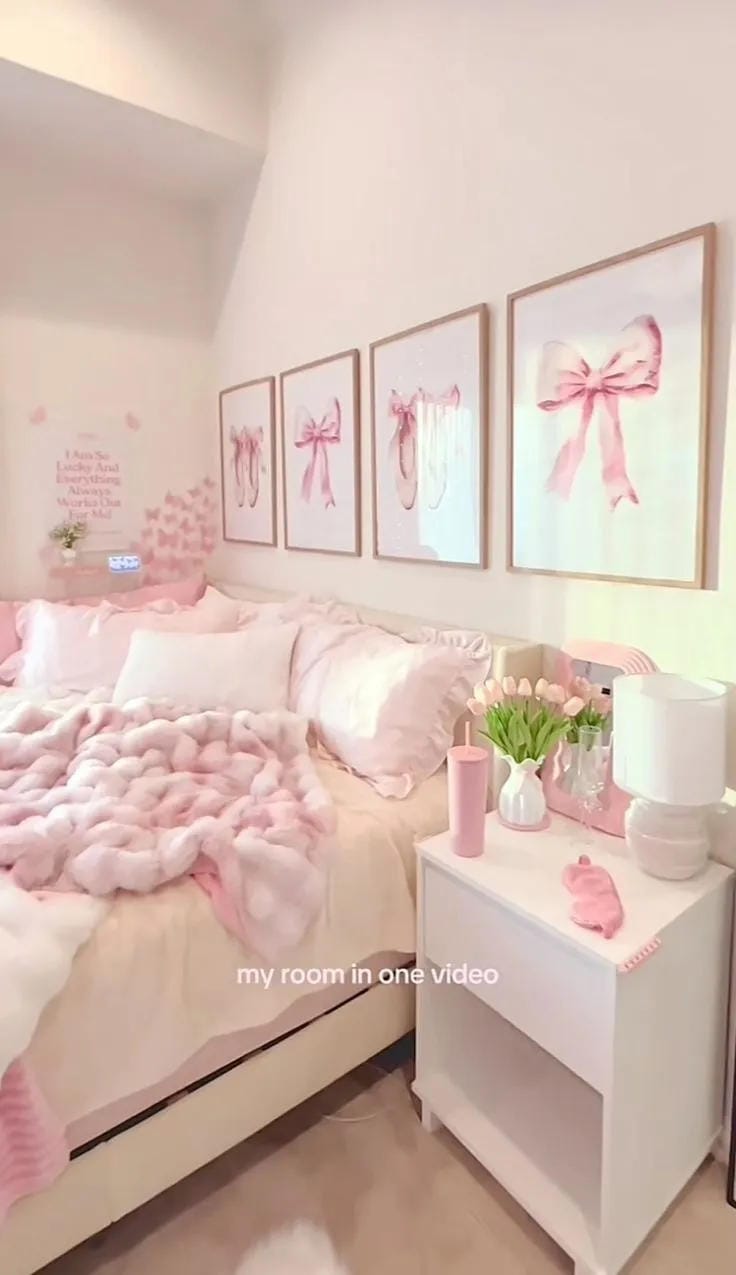 simple girls bedroom decor