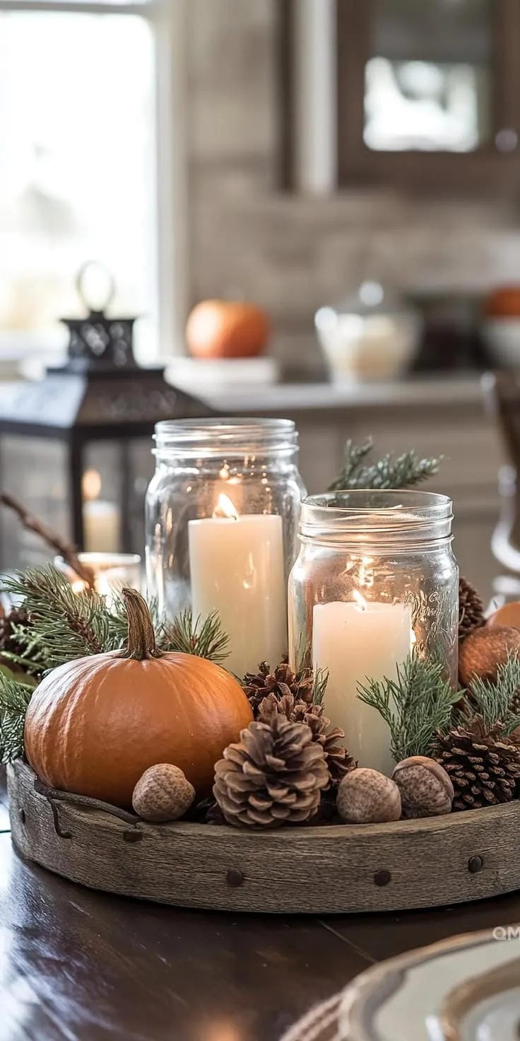 rustic fall decorations indoor