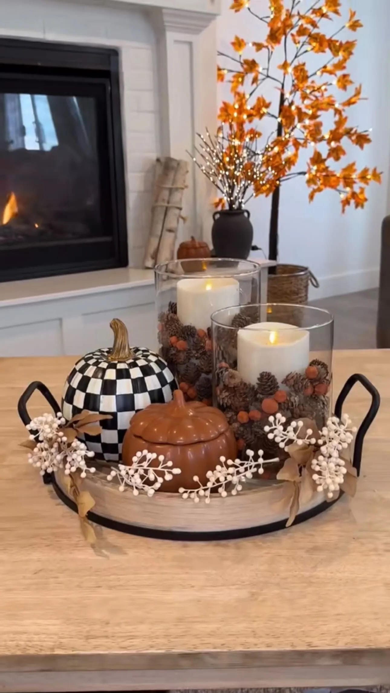 simple fall kitchen decor ideas