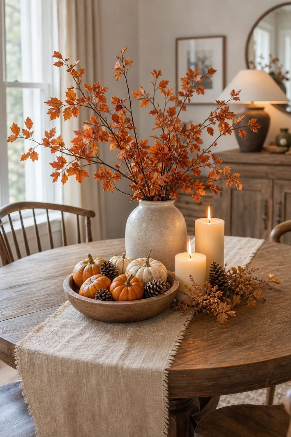 aesthetic fall table centerpiece ideas
