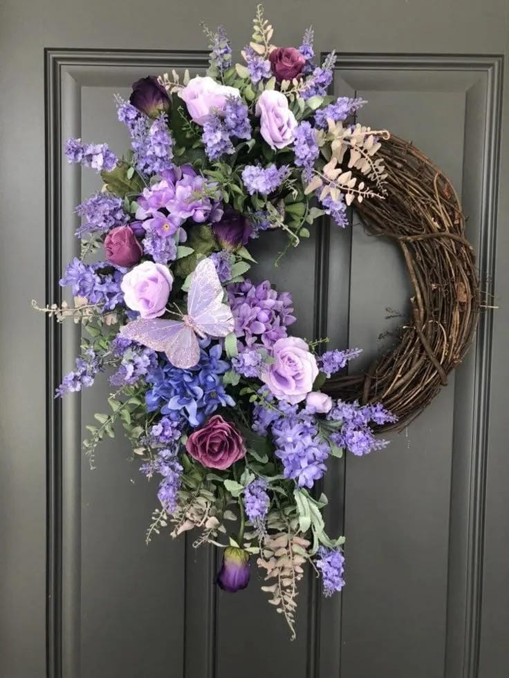 hydrangea summer wreath ideas