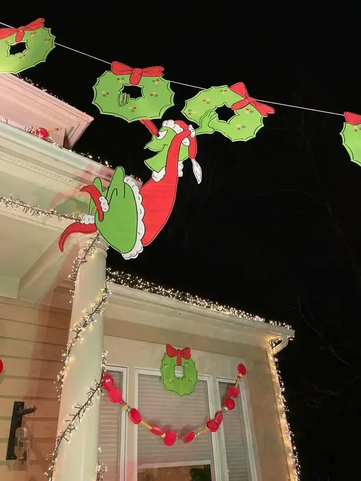 Christmas wreath outdoor christmas decor ideas