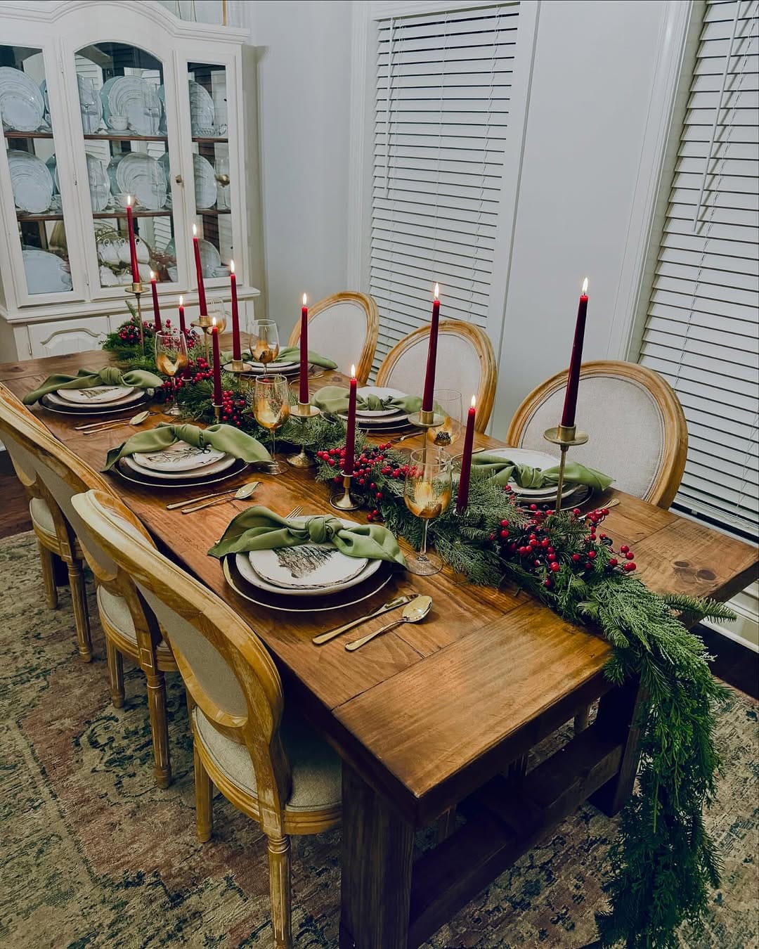 christmas tablescape