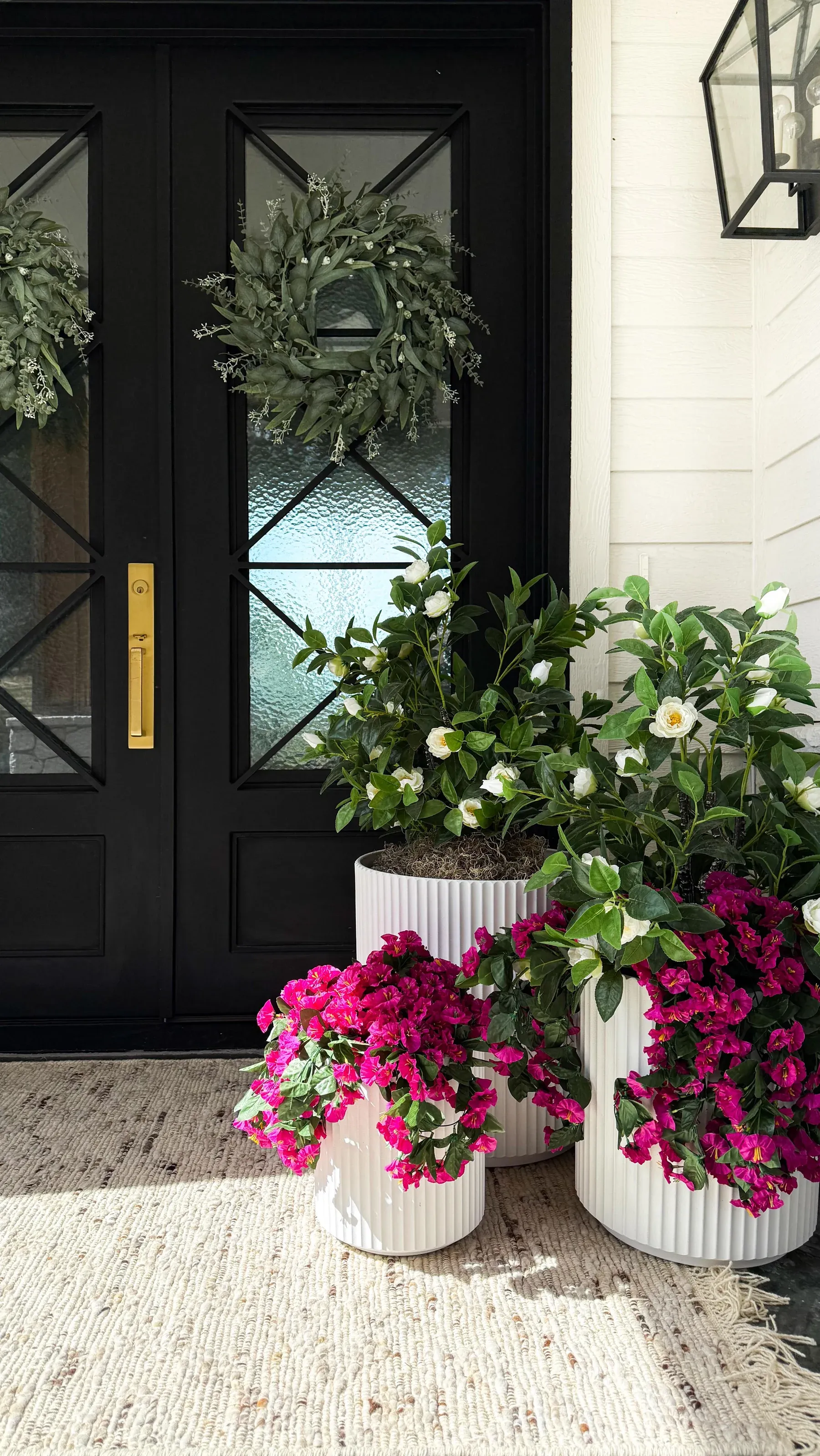 shade summer porch planter ideas
