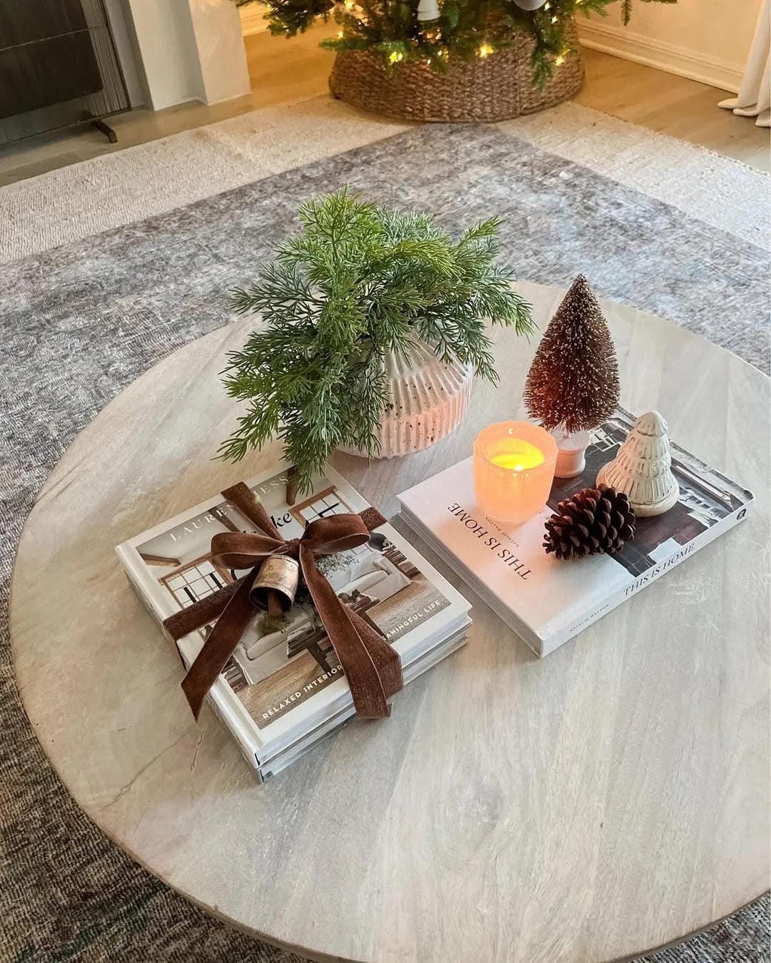 christmas coffee table centrepiece