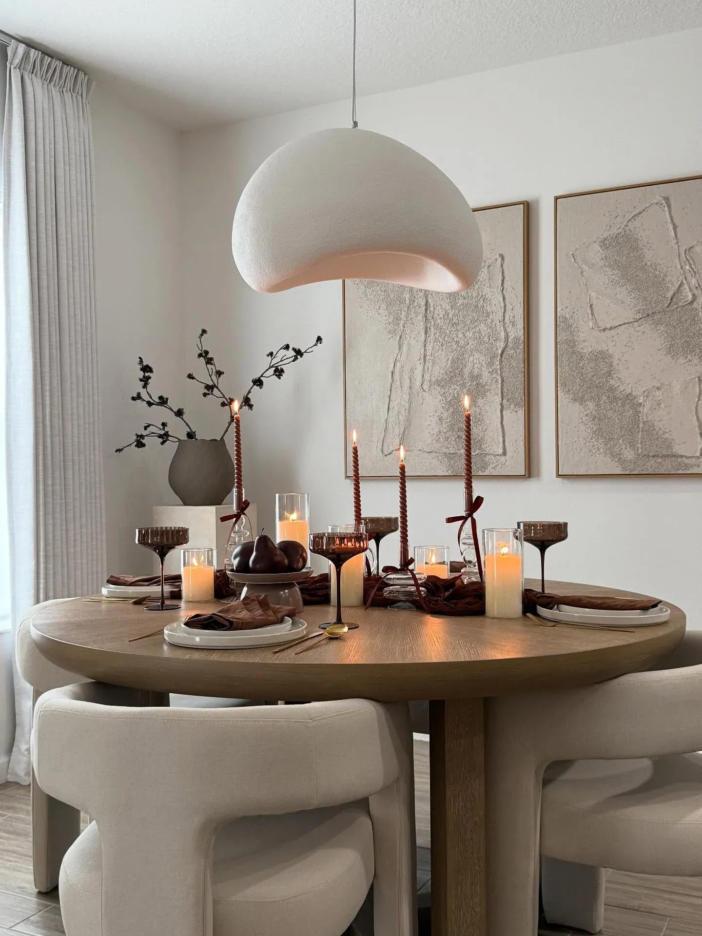minimal dining table decor ideas