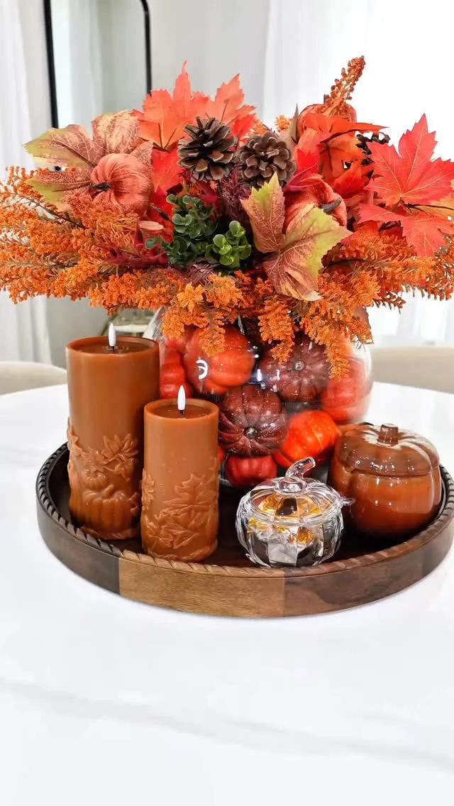 genius fall table centerpiece ideas