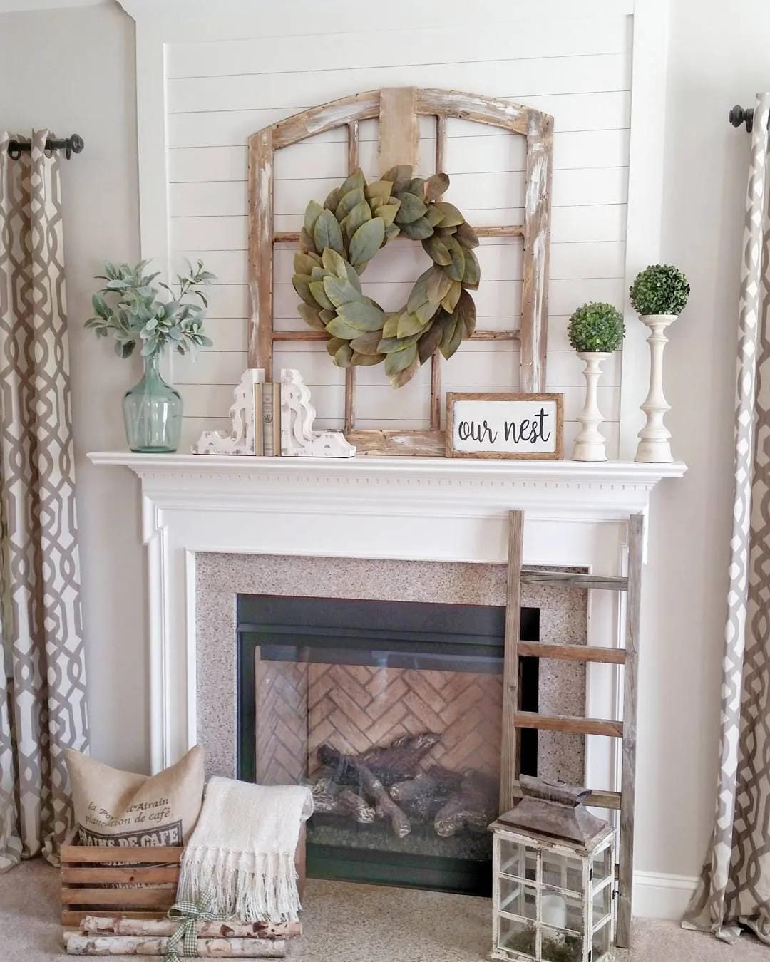 summer mantel decor ideas with style a rustic dayatthelake mantel