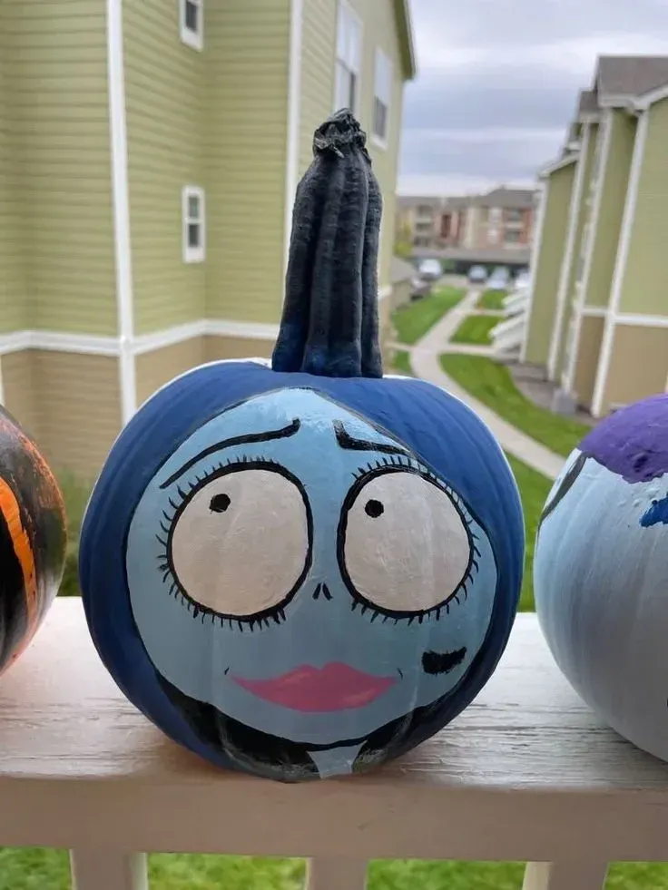 nightmare before christmas pumpkin painting ideas