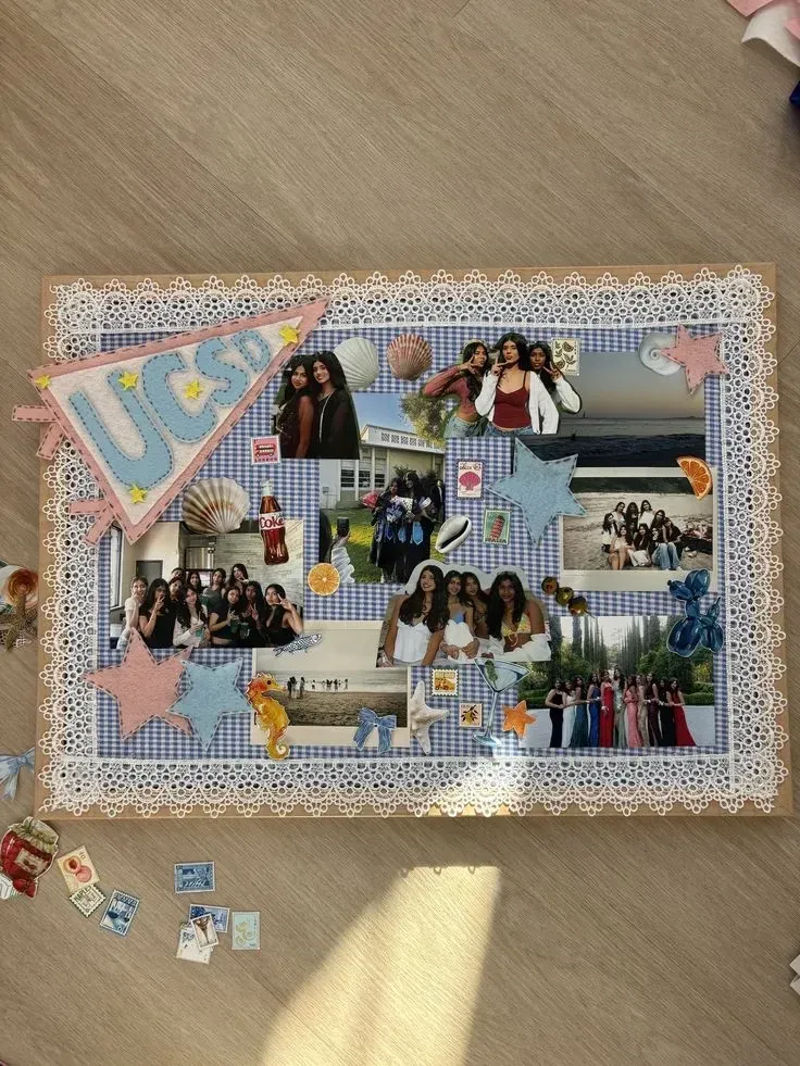 dorm college cork board ideas