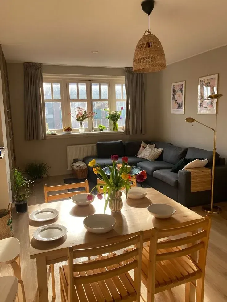 shared living dining space small living room dining room combo ideas