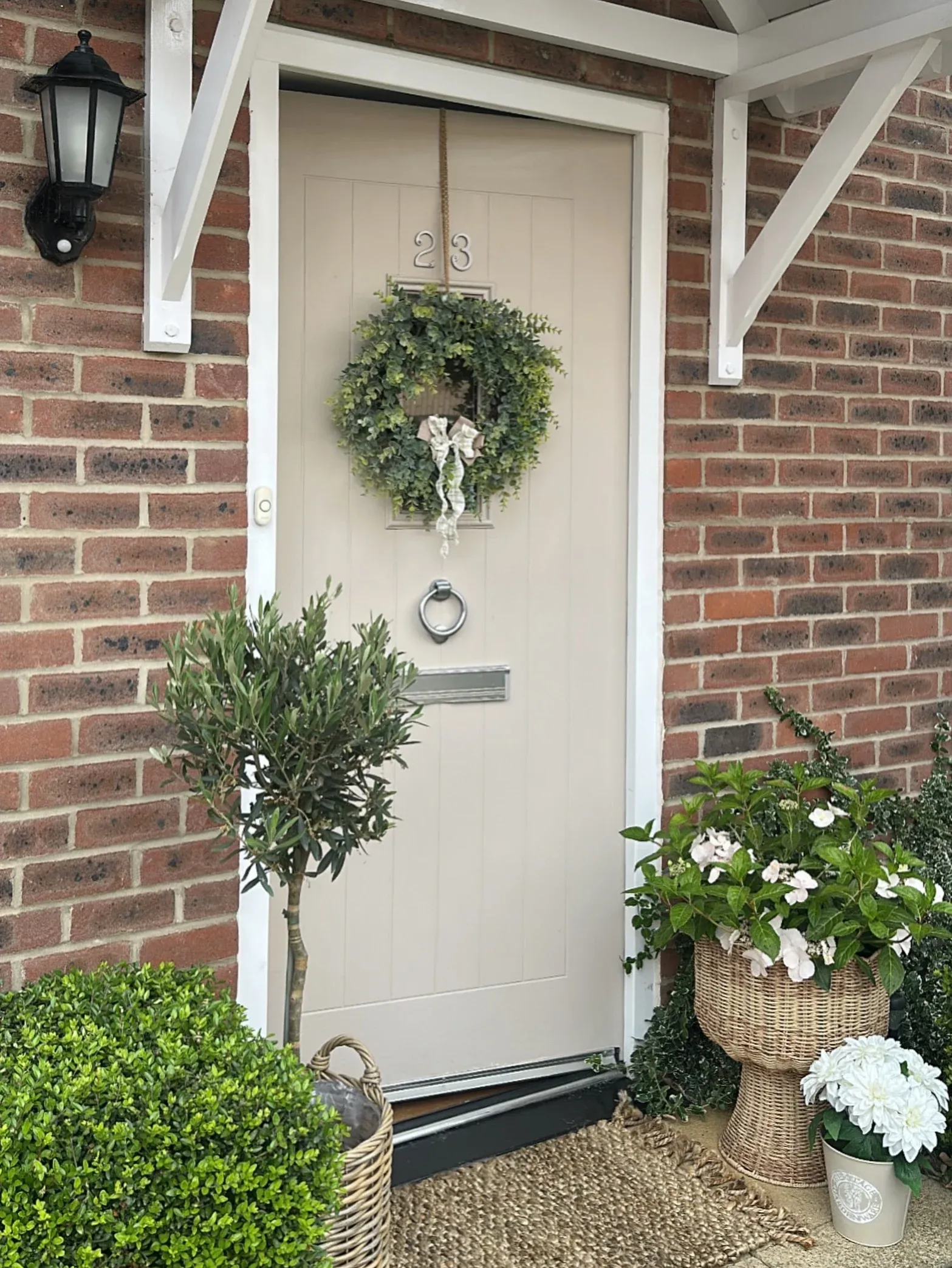 wreath summer front door decor ideas