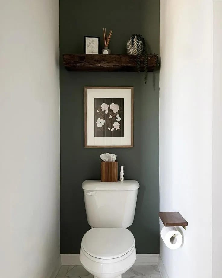 vintage farmhouse bathroom decor