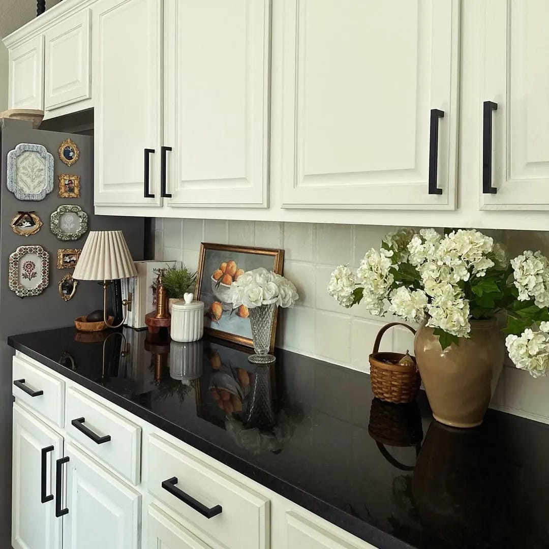fall kitchen counter decor