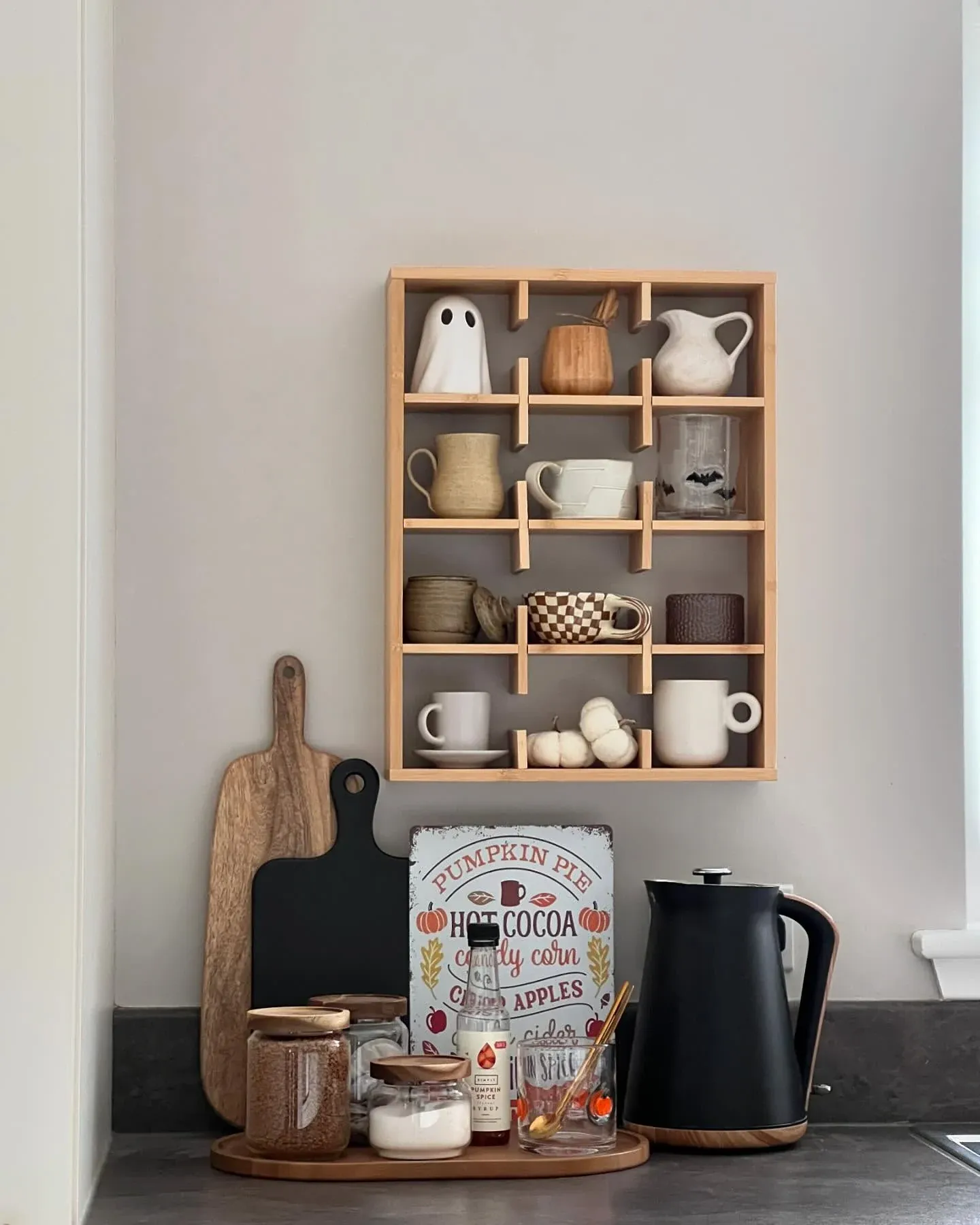 pumpkin fall coffee station ideas