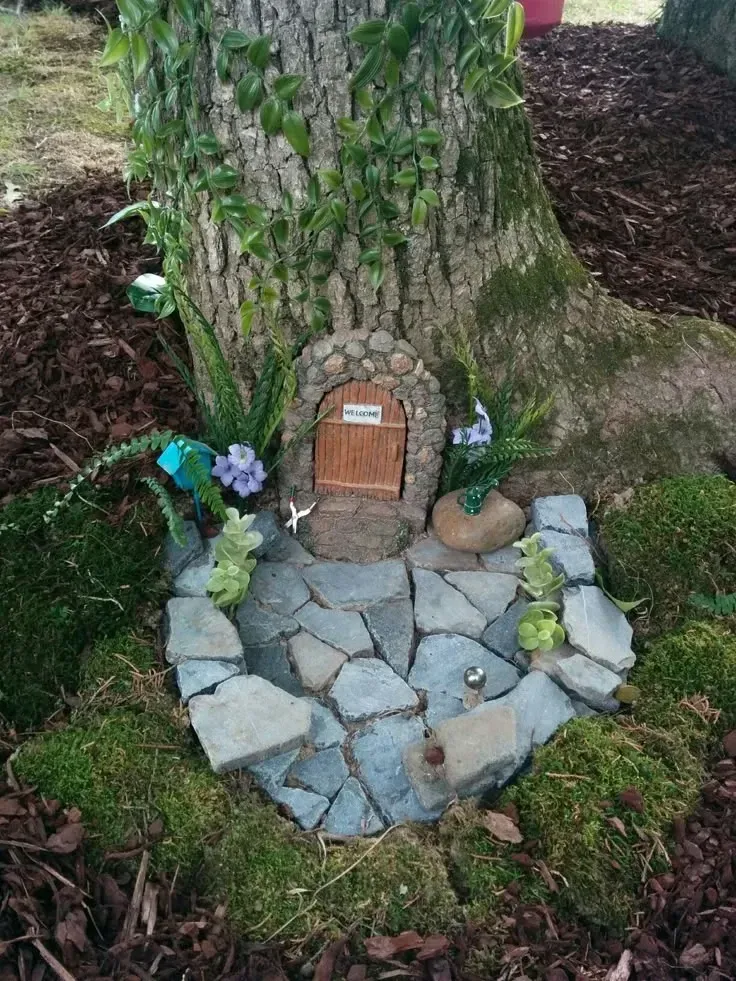 lush fairy garden ideas