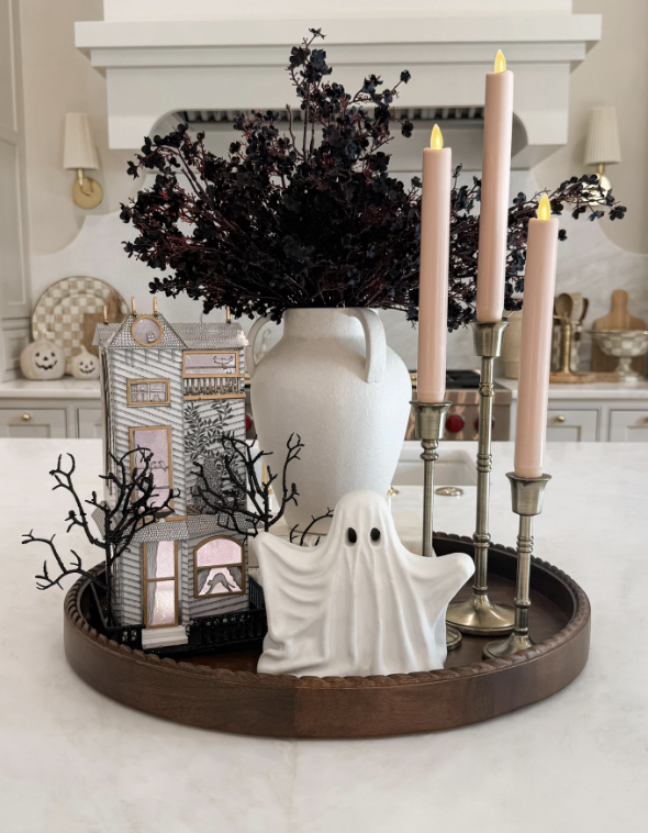 Fall and Halloween table decor