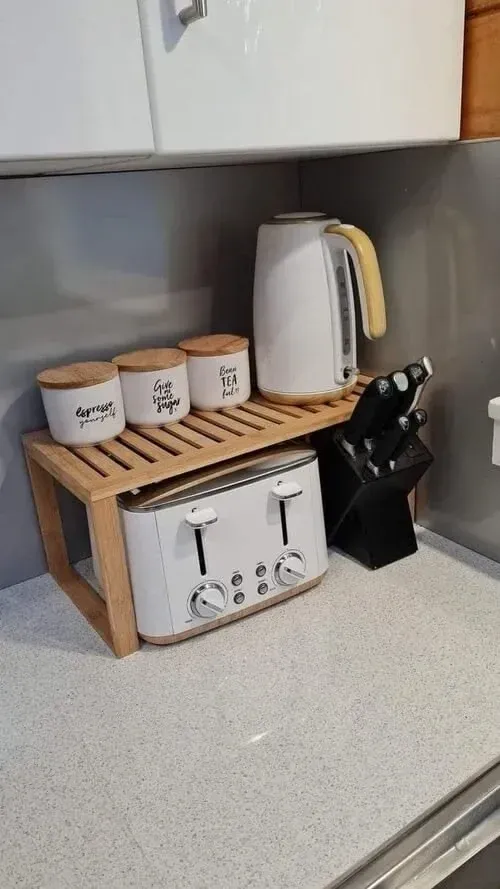 tray kitchen counter organization ideas