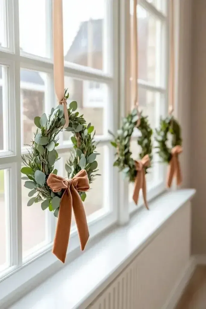 classic Christmas styling christmas window decor