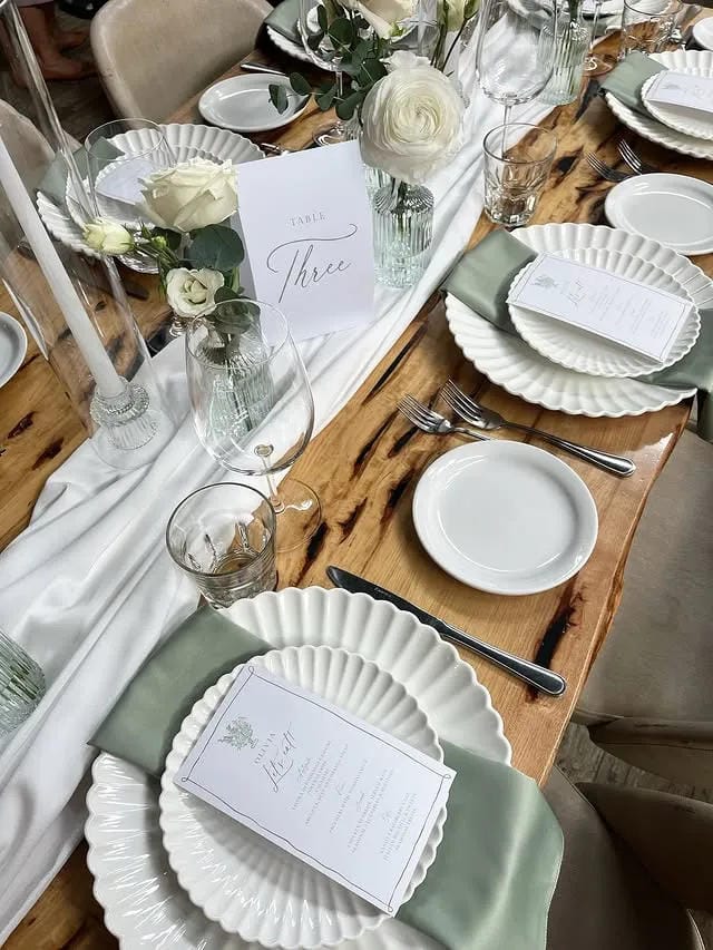 bridal shower decor at home with white and blush details