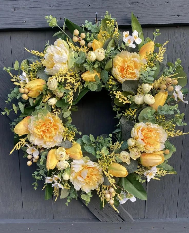 summer grapevine wreath ideas