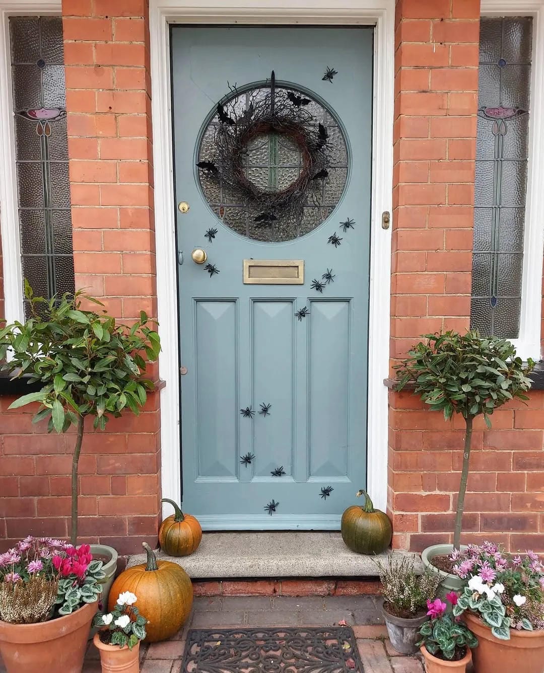 Cheap Halloween door decor