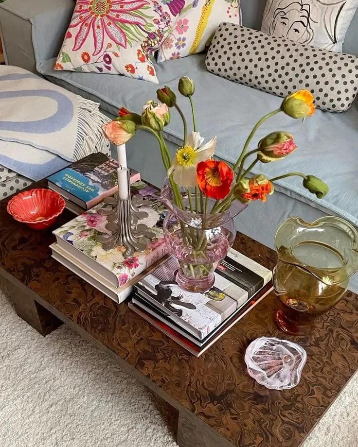coffee table decor for apartments