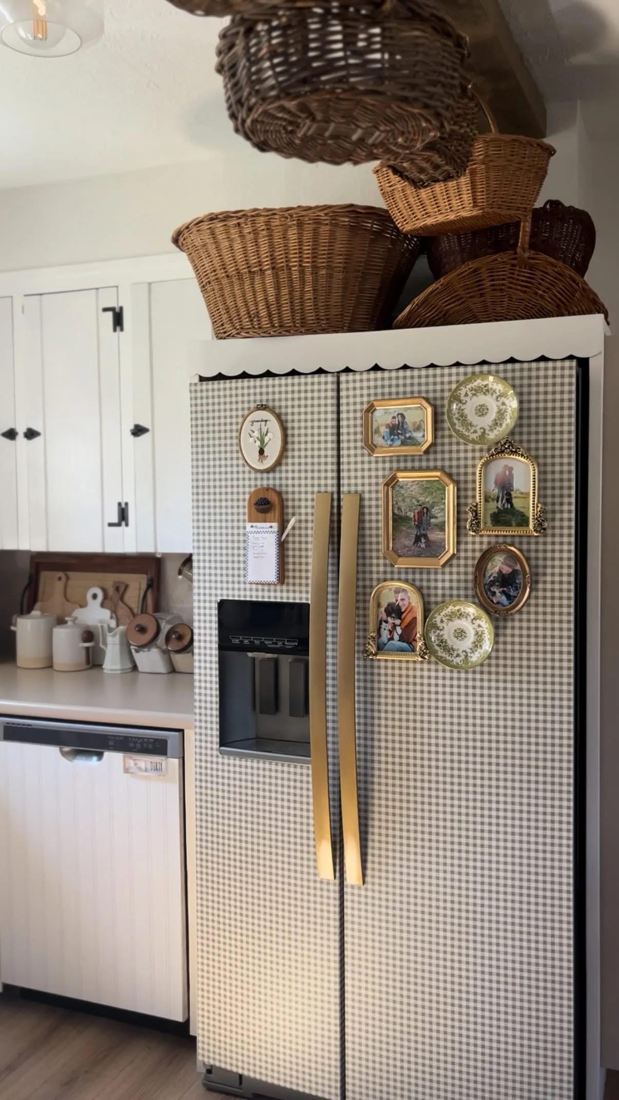 aesthetic over the refrigerator storage ideas