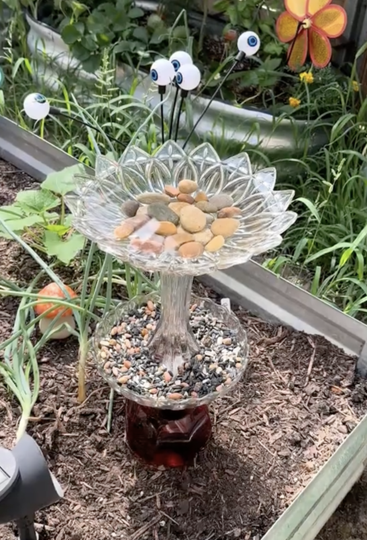 DIY Bird bath ideas