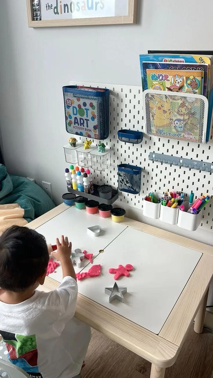 homework station ideas for small spaces with wall organizer