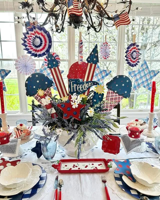 memorial day entertaining table ideas