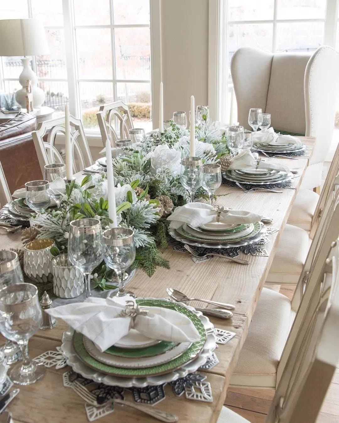 Glam Christmas centerpiece ideas