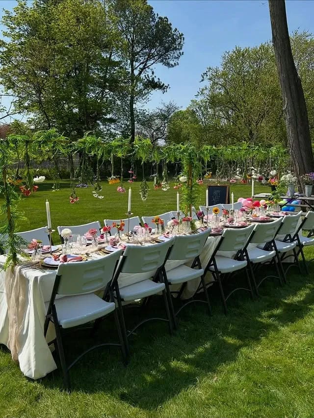 summer outdoor table decor ideas