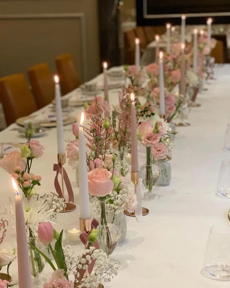 modern baby shower table decor ideas